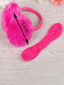 1入組時尚,可愛兔子耳朵,蝴蝶結耳罩,女士在冬天人造兔子,特別地大耳朵濃烈香調耳朵