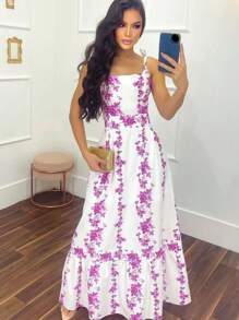 Women Dresses - 紫丁香色 - 查看 2