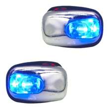 Chrome Chisguetero With Led Light Colors To Choose - Blue - View 1