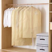 1pc Non-Woven Dust Cover Travel Storage Bag For Suit Dress - XL - View 4