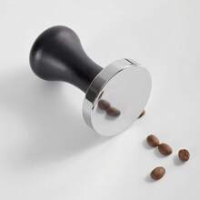 1PC 51/53/58MM Coffee Powder Hammer Tools Espresso Barista Tool With Wooden Handle Flat Base Powder Hammer For Perfect Pressing Essential Distributor For Coffee Durable Stylish. - Black - View 11