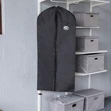 1pc Non-Woven Dust Cover Travel Storage Bag For Suit Dress - XL - View 1