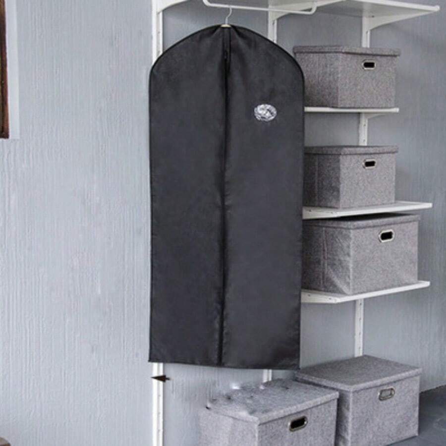 1pc Non-Woven Dust Cover Travel Storage Bag For Suit Dress - XL - View 1