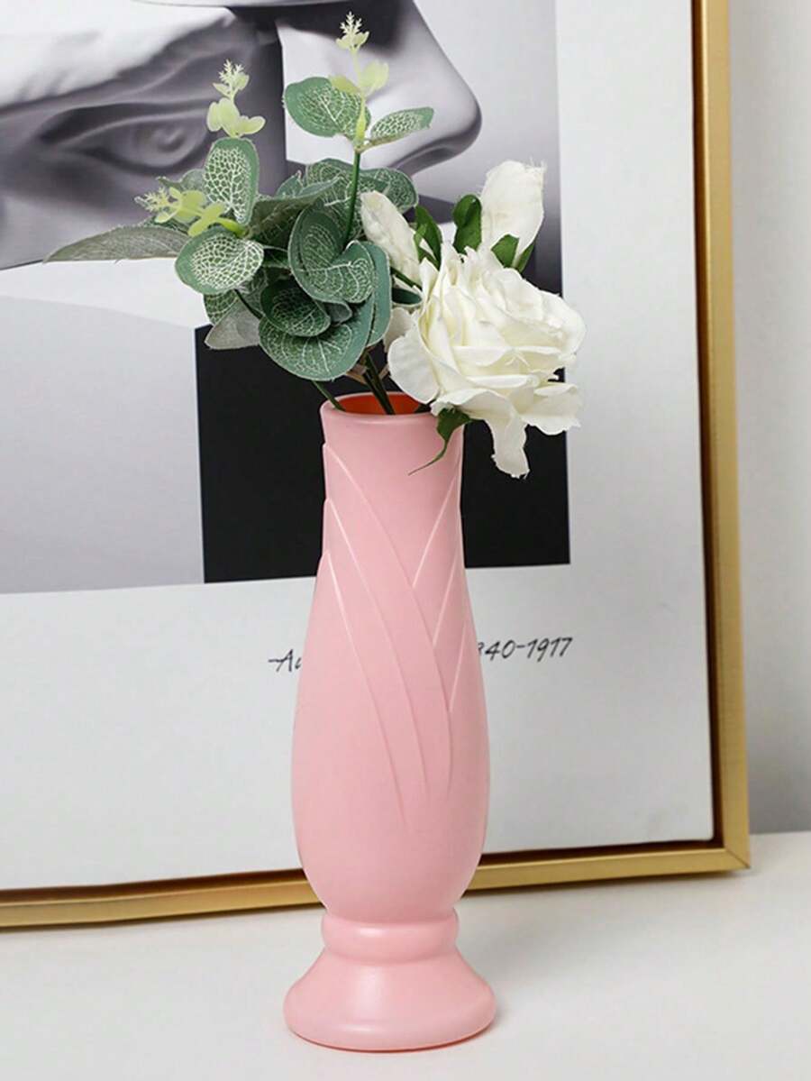 1pc Pink Decorative Flower Vase - Pink - View 1
