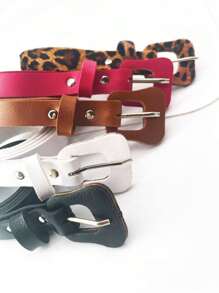 Women Belts - 駝色 - 查看 3