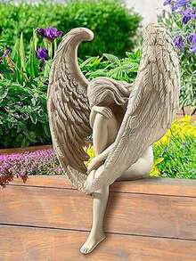 Trädgårdsstaty - Vitt - Visa 1