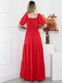 Women Dresses - Đỏ - Xem 2