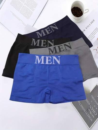 6 Boxer Para Hombre, Paquete De 6 Piezas, Ropa Interior Hombre, modelos aleatorios
