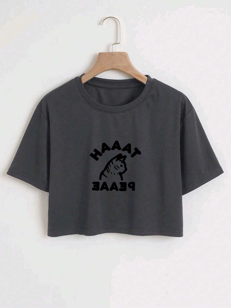 Women T-Shirts - Dark Grey - View 1
