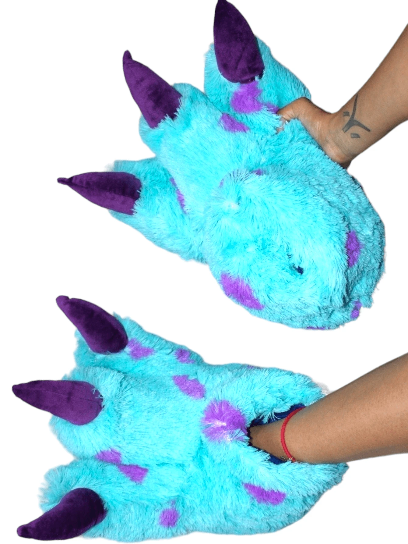 Pantuflas De Garra Azules Moustro Sullivan - Unitalla - Ver 1