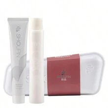 1 Caja De Crema De Tinte De Pelo De Café Con Caramelo - El primer set de tintes para el cabello [Caramel Coffee] - Ver 9