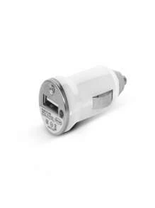 Kit 2 uni.Carregador Para Celular Adaptador Automotivo de Carro 12V - Preto e Branco - Visão 3