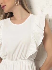 Women Dresses - 白色 - 查看 2