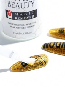 2盒15毫升神奇快速卸甲凝胶指甲油卸除剂UV清洁功能凝胶卸除工具美甲美甲 - 無色 - 查看 6