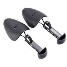 1pair Black Adjustable Shoe Trees, Shaper, Anti-Wrinkle Shoe Lasts, Tool For Preventing Deformation Of Shoes - Black - View 4