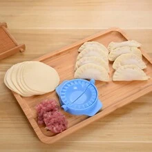 3入組創意廚房餃子機餡餅比薩餅糕點快麵團按模具,白色+綠色+藍色的 - 白色+綠色+藍色 - 查看 8