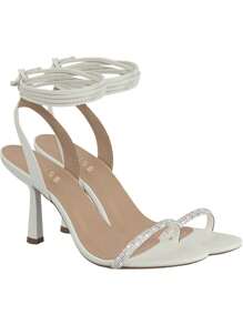 Lumiss Women Heeled Sandals - 米色 - 查看 5