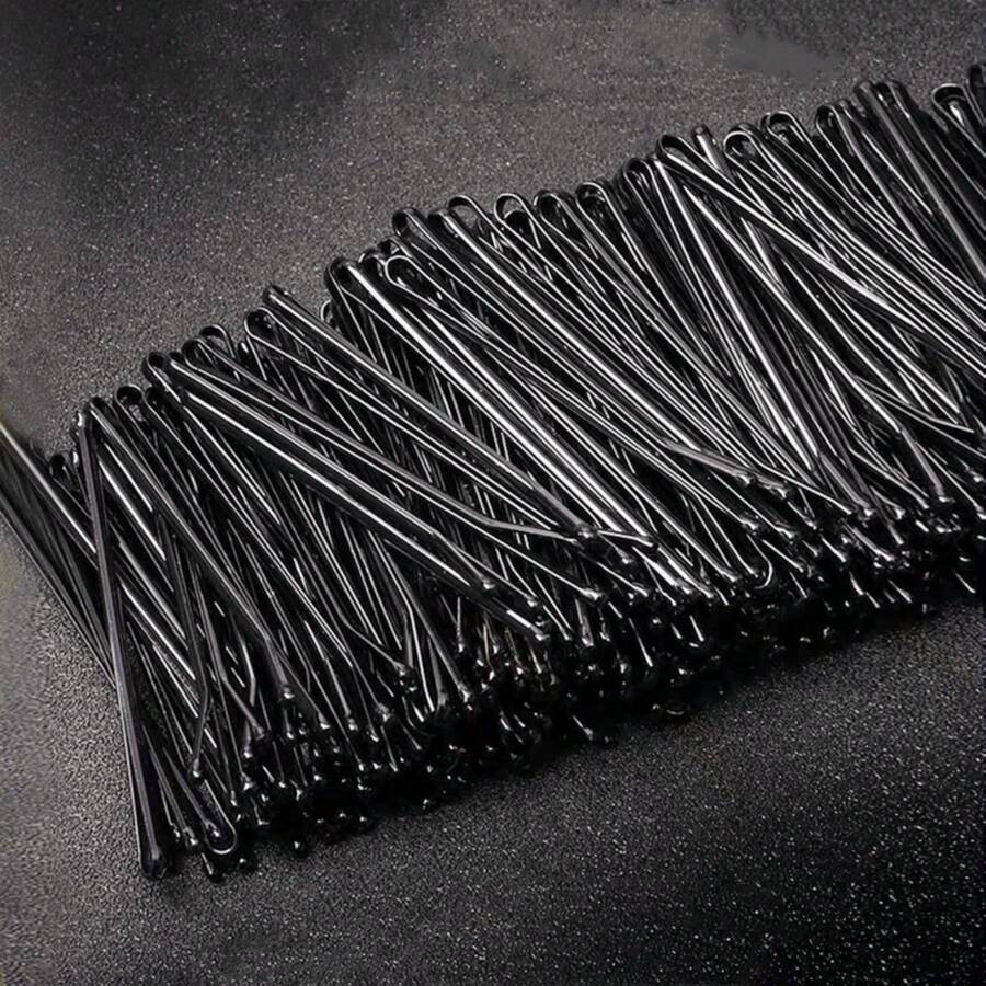 50枚加厚髮夾鋼夾頭夾夾碎發黑髮一字夾劉海頂夾夾子