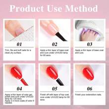 7.5毫升紫色uv Led凝膠浸泡式指甲凝膠,diy指甲藝術裝飾,配有打磨工具,適用於家庭使用,派對或節日禮品,指甲設計裝飾,家居美甲沙龍。