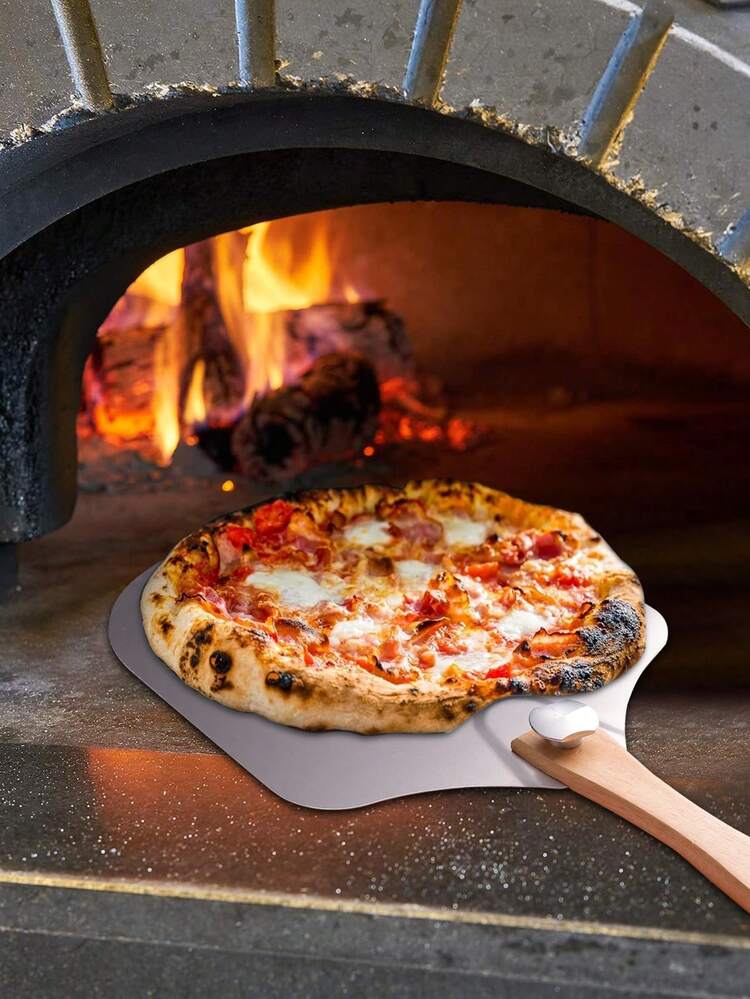 Pala Pizza Alluminio 30,5cm - Pelle Per Forno E Griglia Con Manico