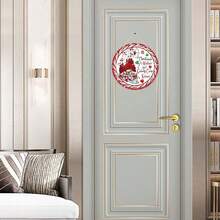 Christmas Holiday Welcome Sign Plaque Hanging Decoration For Front Door, Wall, And Outdoor/indoor Decoration For Yard, Garden, Scene, And Room - Apricot - View 3