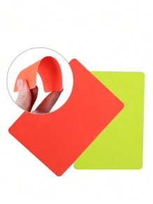1 Set Referee Equipment With Notebook, Red Card, Yellow Card, For Football Games, Events, And Rule Enforcement - Black - View 4