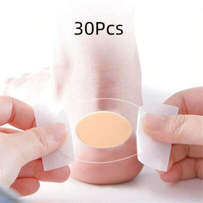 30入組後跟保護貼,防水水泡墊貼,鞋墊貼腳跟墊,足部護理