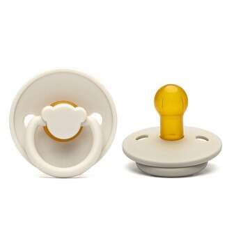 1 件裝天然乳膠超柔軟新生兒安撫奶嘴和牙膠,適合安撫嬰兒,s 號(0-6 個月),l 號(6-12 個月)