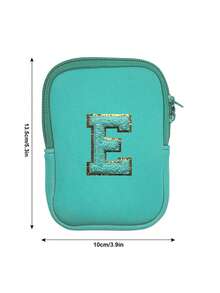 水瓶袋相容於 Stanley 玻璃杯 20 盎司 30 盎司 40 盎司馬克杯帶可調節肩帶水杯外出便攜包，手腕儲物袋，帶口袋可存放卡片、鑰匙、錢包、耳機，適合跑步戶外運動（不包括水瓶） - 綠色 - 查看 2