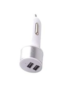 Carregador de carro display digital 1.1a 2.1a porta dupla usb carregador adaptador para o celular - Multicolorido - Visão 1