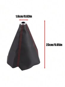 Car Gear Shift Dust Cover, Modification Accessory Shift Lever Dust Cover, Gear Shift Lever Cover - Black - View 5