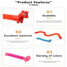 新款熱門不安管感官玩具，男女皆宜，獨特的動物造型玩具，能舒緩擔憂及焦慮，是旅行及紓壓必備之玩具，適用於學校和派對的最佳禮物 - 彩色 - 查看 2