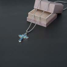 Dây chuyền mặt dây chuyền nam - Bạc - Xem 5