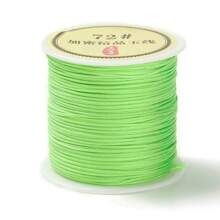 1 Rollos De Cerca De 40 Metros De Alambre Trenzado De Jade De Nailon No. 73 De 0.06 Cm Y Cuerda De Cuentas Adecuados Para Brazaletes Y Collares Diy, Fabricación De Joyas Trenzadas De Joyas