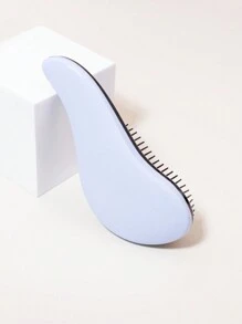 1 件头皮刷，顺发刷，适合卷发、浓密发质、自然发质、直发、细发、湿发或干发，发刷梳子 - 藍色 - 查看 3