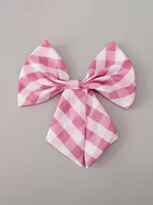 Girls Pink Tie Shoulder Elegant Party Dress, Comes With Headband And Belt - Pink - View 5