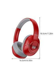 Tai nghe Bluetooth Monster XKH01 chống ồn, thời lượng pin cực dài, vừa vặn thoải mái khi chơi thể thao, chạy bộ, nghe nhạc, chơi game, tai nghe không dây có micrô - Đỏ - Xem 8