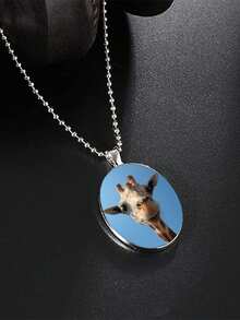 Giraffe  Necklace - Multicolor - View 4