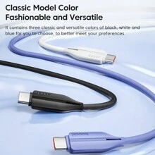 Toocki 100W USB Type C 数据线 6A 快速充电数据线 USBC 充电器线 适用于 Oneplus Poco iPad - USB-A-TYPE-C - 查看 6