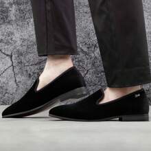 Mens Loafers Wedding Dress Shoes Slip-On Loafers For Men Tuxedo Suit Shoes Size 9