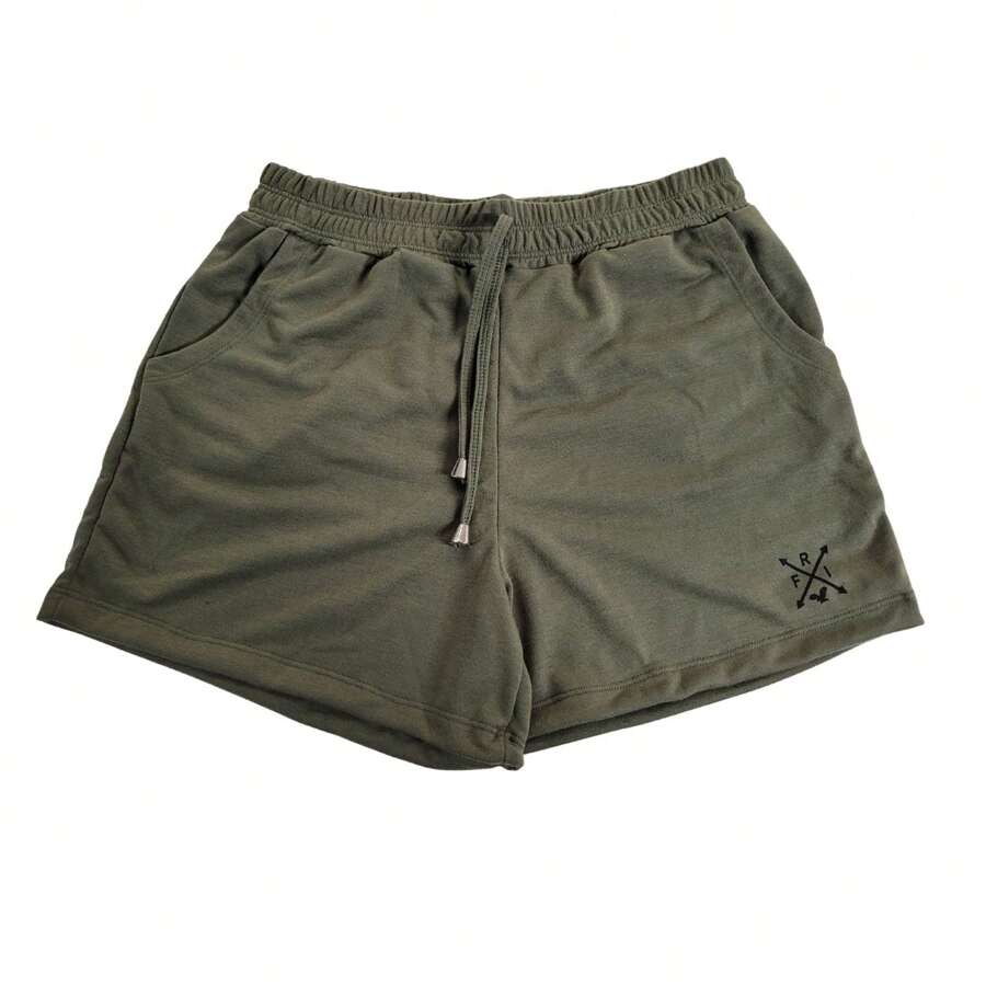 Women Sports Shorts - xanh quân đội - Xem 1