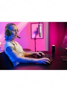 Unique Design Comfortable Headset Led Gaming Headphones - Blue - View 9