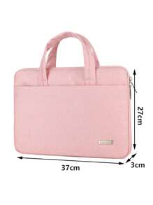 Bolsa Para Ordenador Portátil De 13/14/15 Pulgadas Para Mujer, Funda Interior De Moda Para Ordenador Portátil, 1 Ud. - Rosa - Ver 2