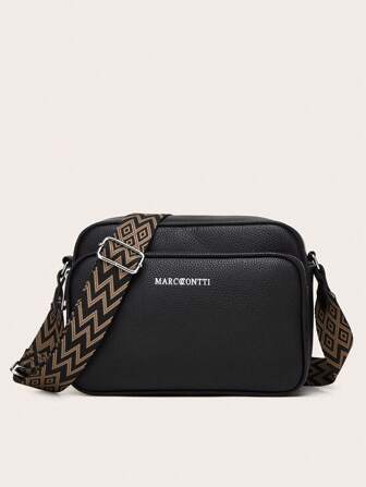 Saco Crossbody Feminino Preto Fashion E Minimalista