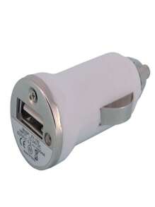 Kit 2 uni.Carregador Para Celular Adaptador Automotivo de Carro 12V - Preto e Branco - Visão 5