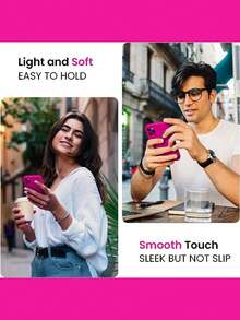 Phone Cases - Màu Hồng Tươi - Xem 3