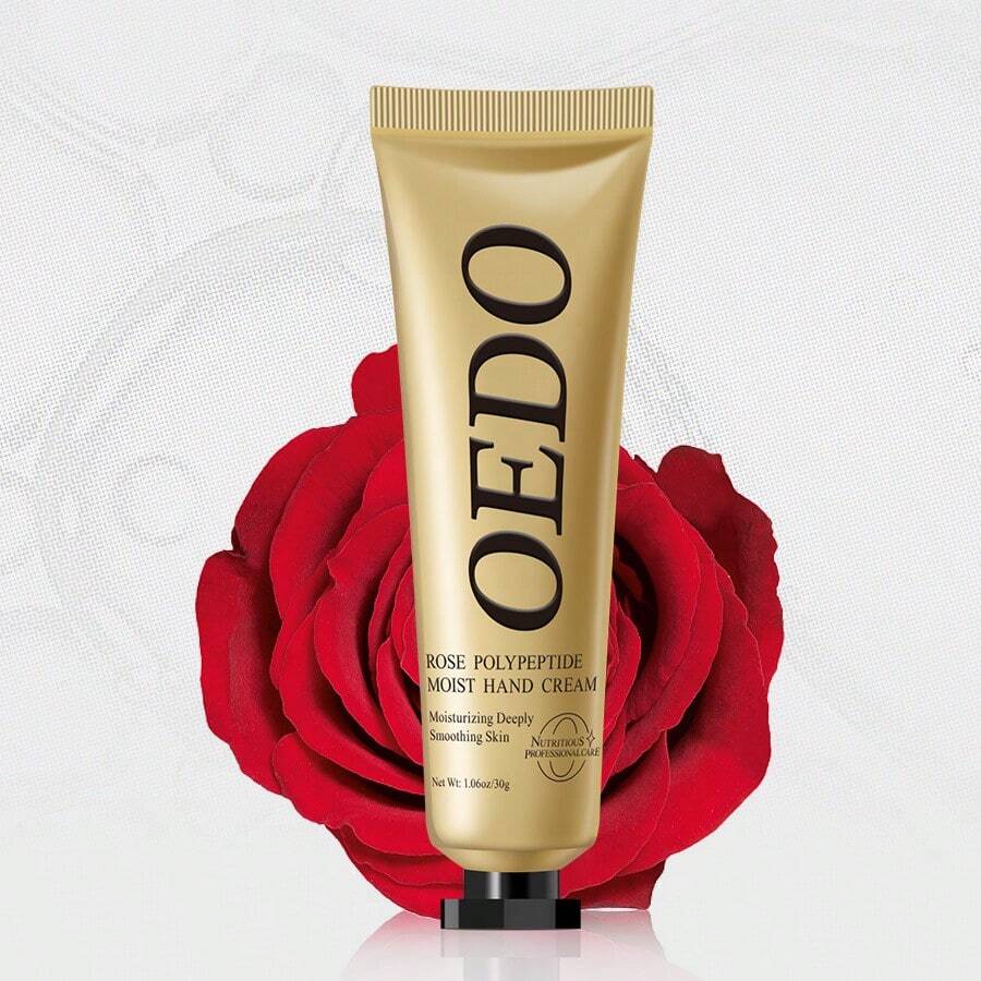 OEDO 玫瑰胜肽滋養護手霜,深層保濕平滑肌膚,30克 - 淺粉色 - 查看 1
