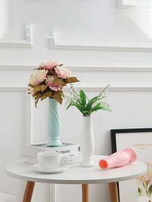 1pc Pink Decorative Flower Vase - Pink - View 2
