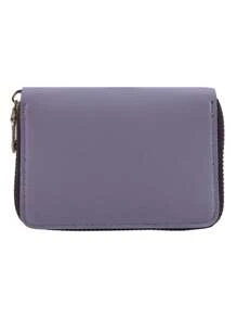 Multi Coin Small Wallet Card Holder Wallet Business Card Holder Credit Card Holder Women For Women Wallet Mini Wallet Purse Wallet Card Wallet - Mauve Purple - View 4