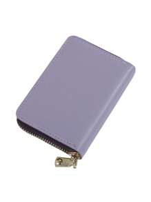 Multi Coin Small Wallet Card Holder Wallet Business Card Holder Credit Card Holder Women For Women Wallet Mini Wallet Purse Wallet Card Wallet - Mauve Purple - View 2